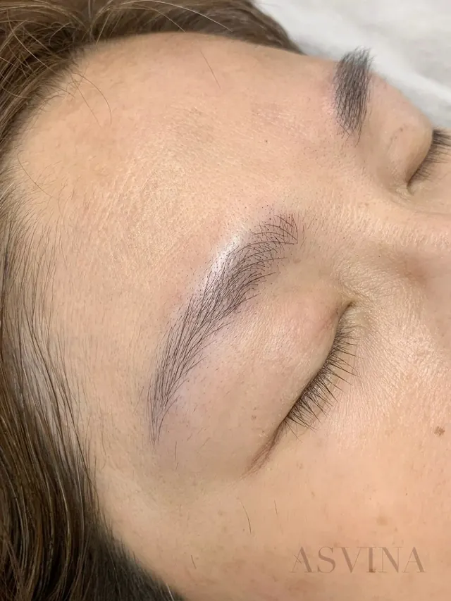 仿真線條眉 作品
